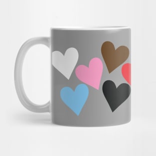 Hearts Progress Pride Mug